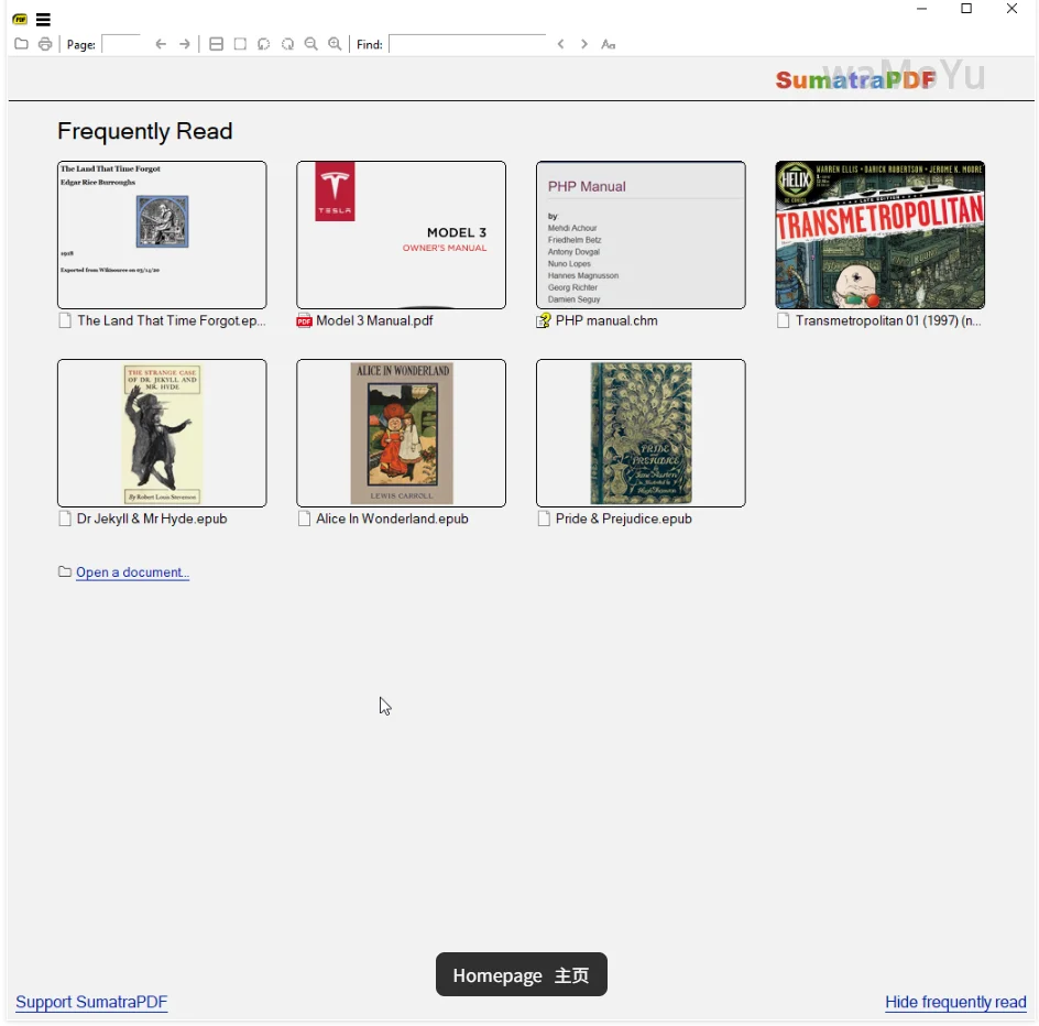 PDF工具-Sumatra PDF